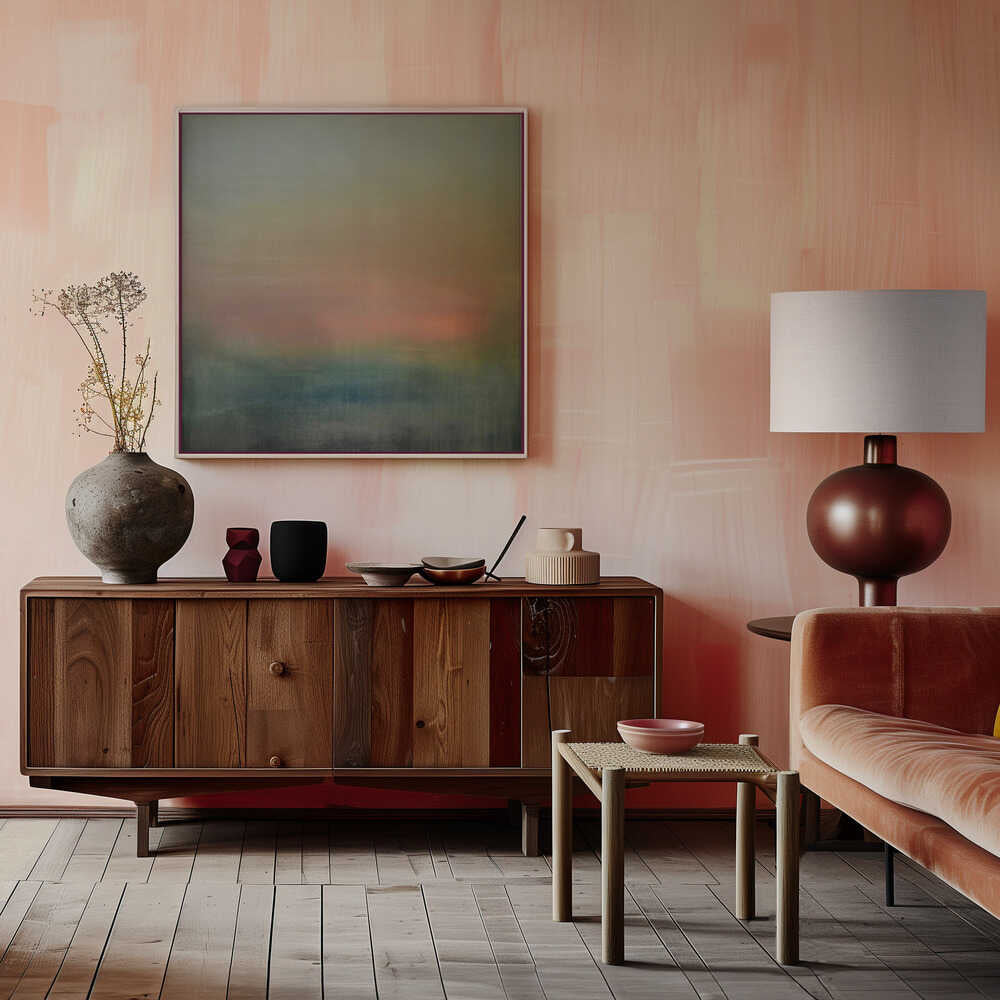 Wall art In the Beginning Oil On Canvas