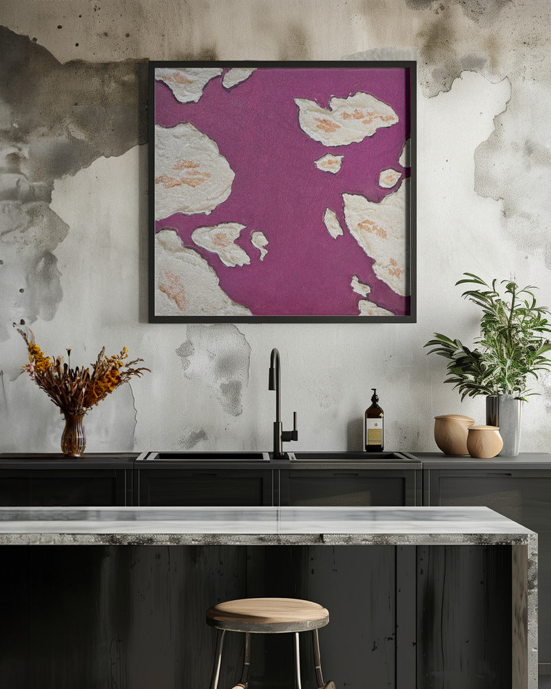 Aubergine Islands Wall Artwork 0
