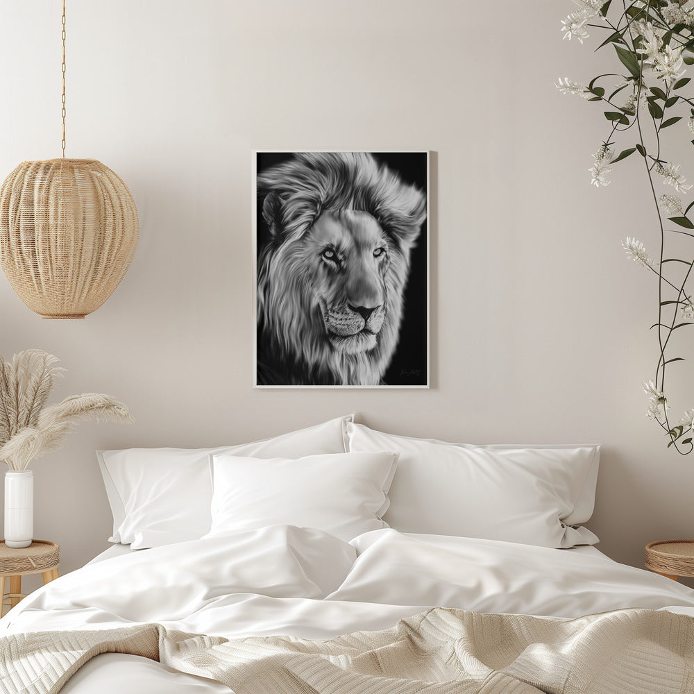 Wall Art Felines Nature-Inspired Canvas Print-wall-art-leo-ii-inches