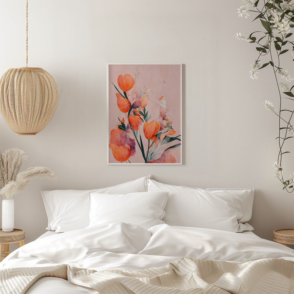 Orange Tulips Wall Artwork 0