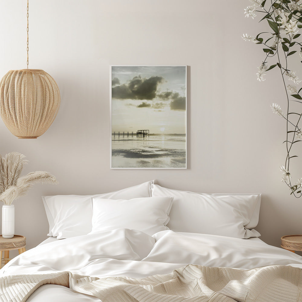 Landscape Photography Canvas Print-wall-art-vintage-bokeelia-sunset-