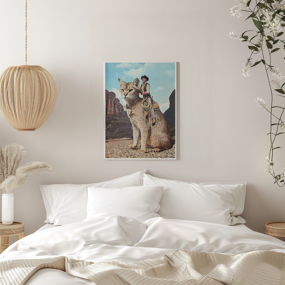 Cat Lone Ranger Wall Artwork 0