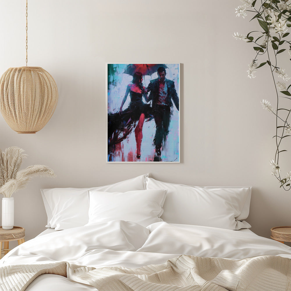 Walking In the Rain Wall Artwork 0