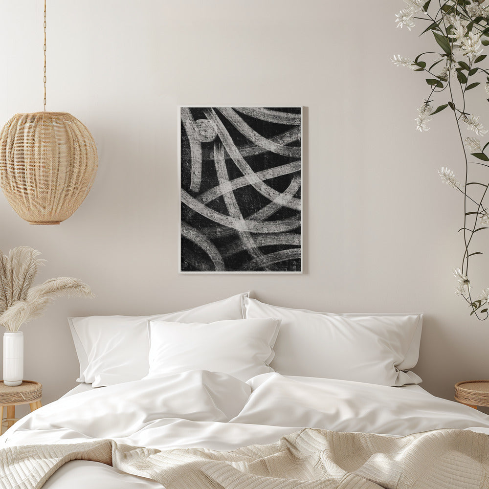 Abstract Art Canvas Print-wall-art-field-at-night-inches