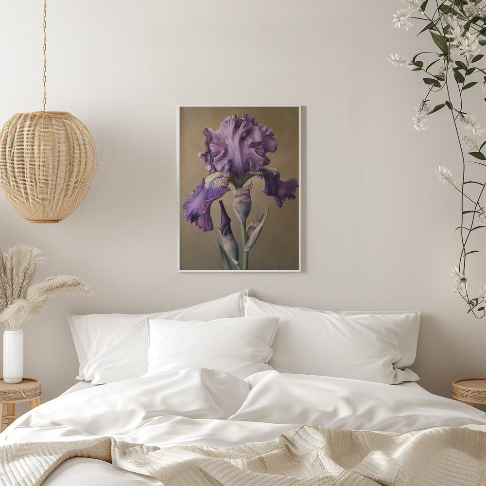 Floral Canvas Print-wall-art-iris-fl-101-inches