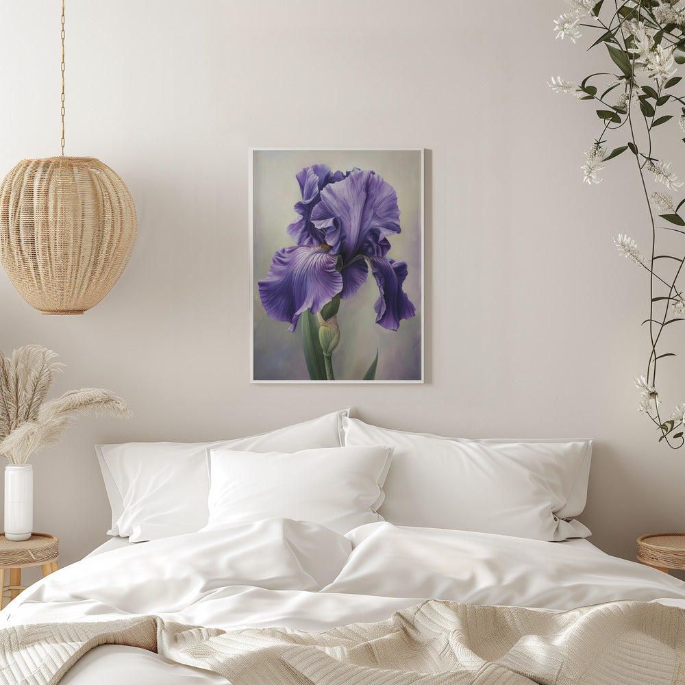 Floral Canvas Print-wall-art-iris-fl-113-