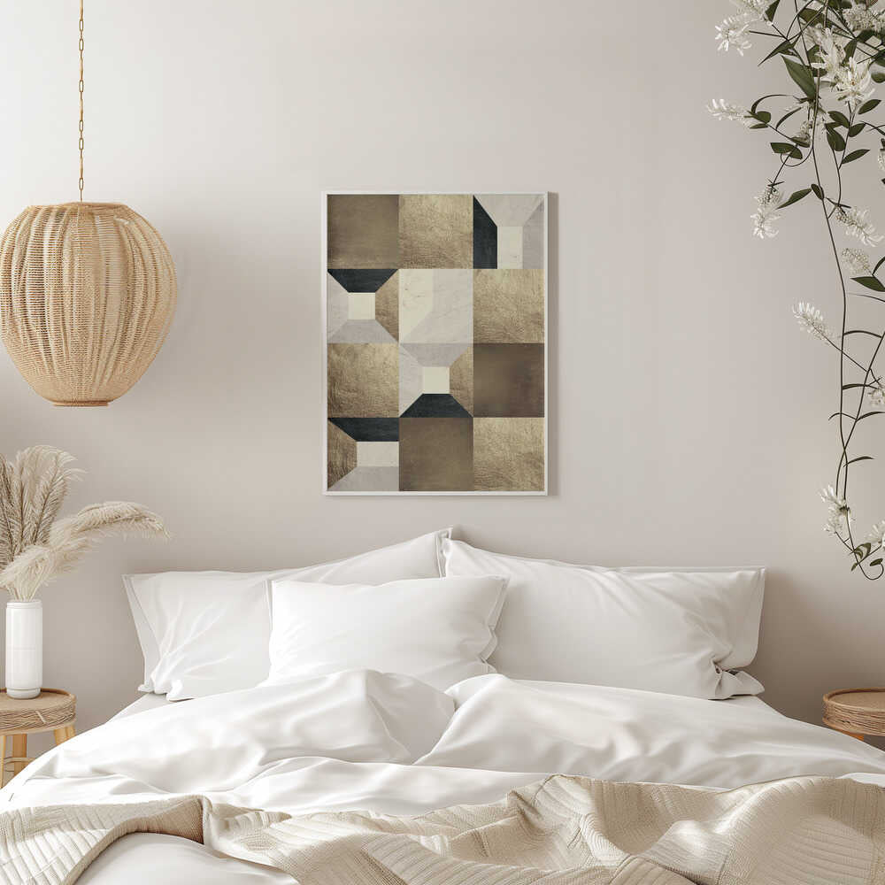Wall art Geometric Gold Rhythm