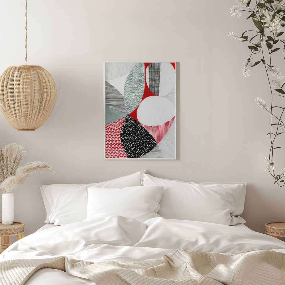 Wall art Geometric Patterns And Vivid Colors