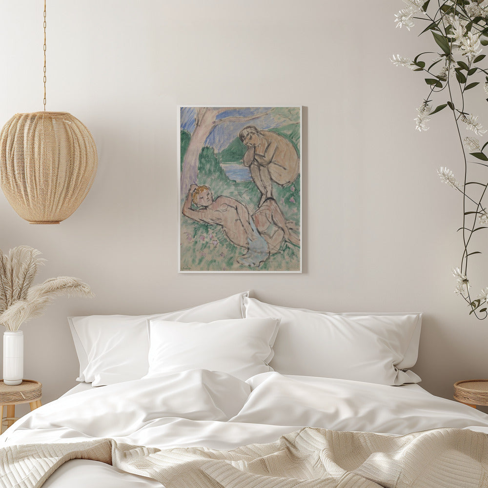 Wall art Baigneurs