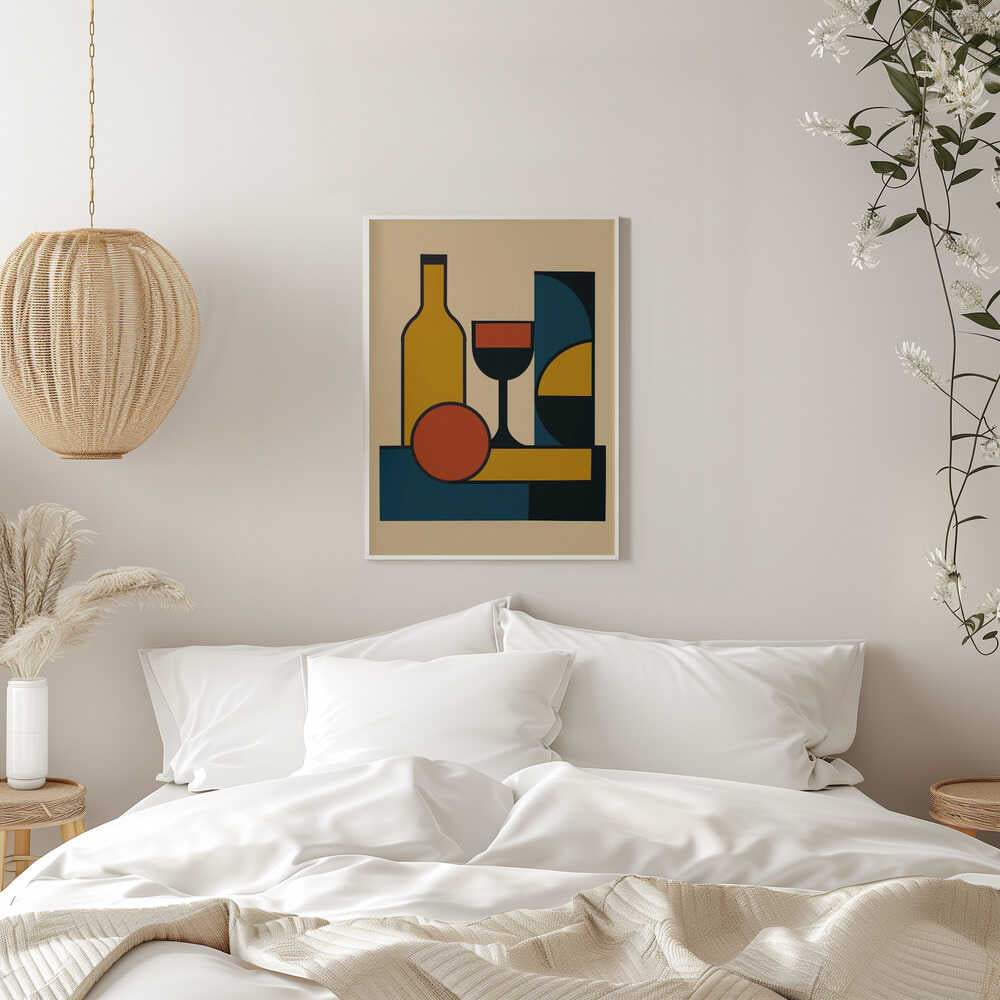 Wall art Geometric Still Life Composition