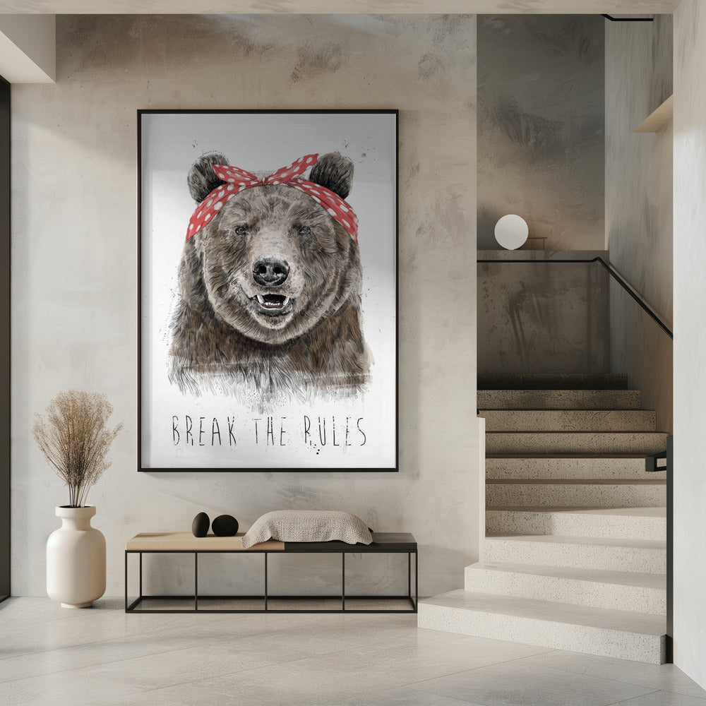 Wall art Break the rules
