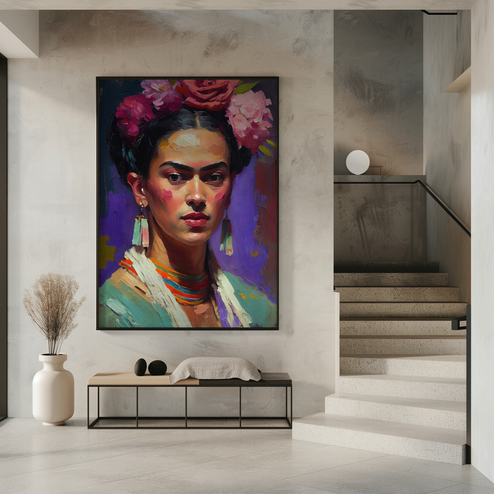 Portrait Of Frida Wall Artwork 0