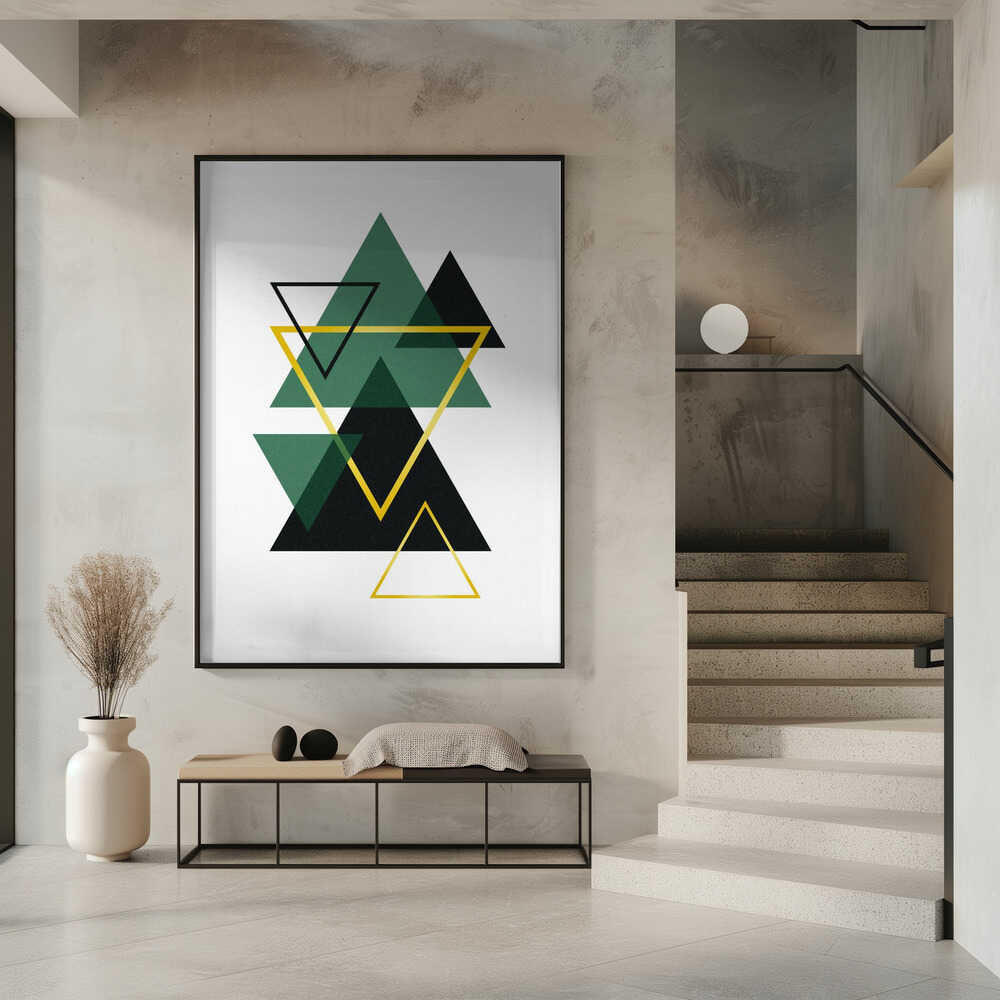 Wall art Minimal Triangle Collection #2