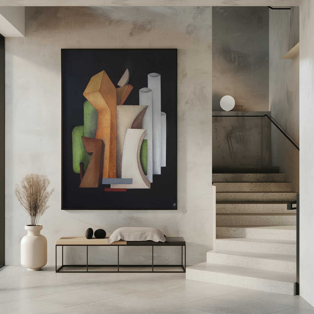 Wall art 12 tones of Arnold Schoenberg