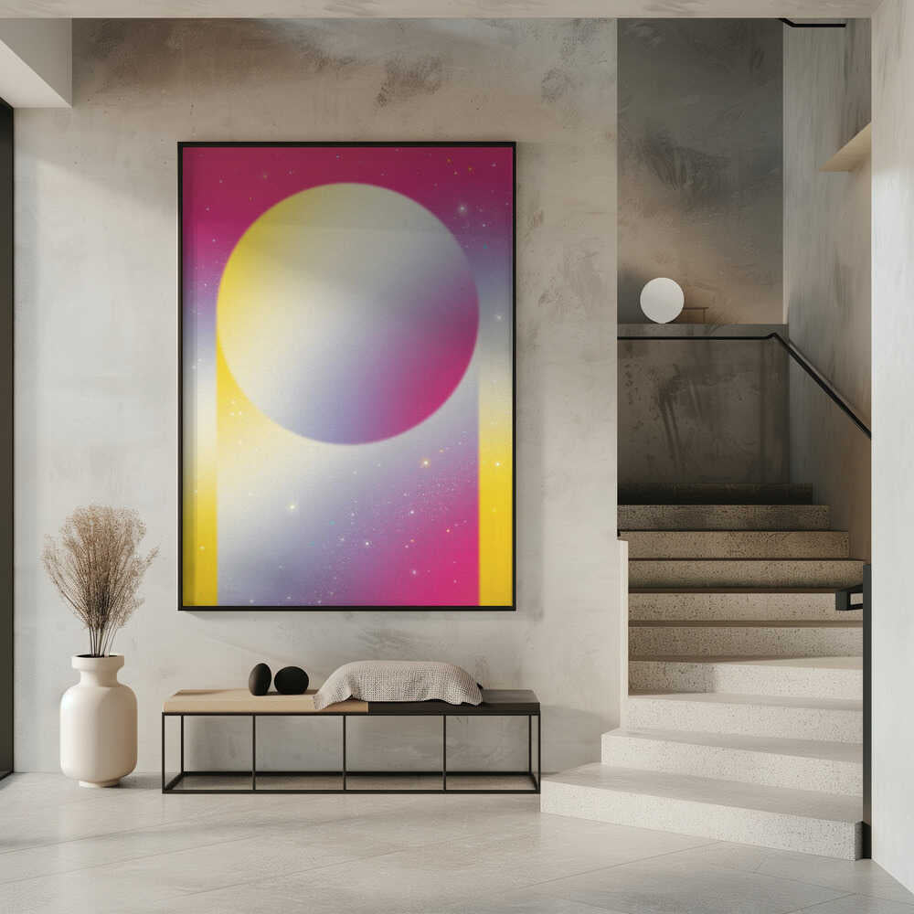 Wall art Minimal Pastel Cosmos