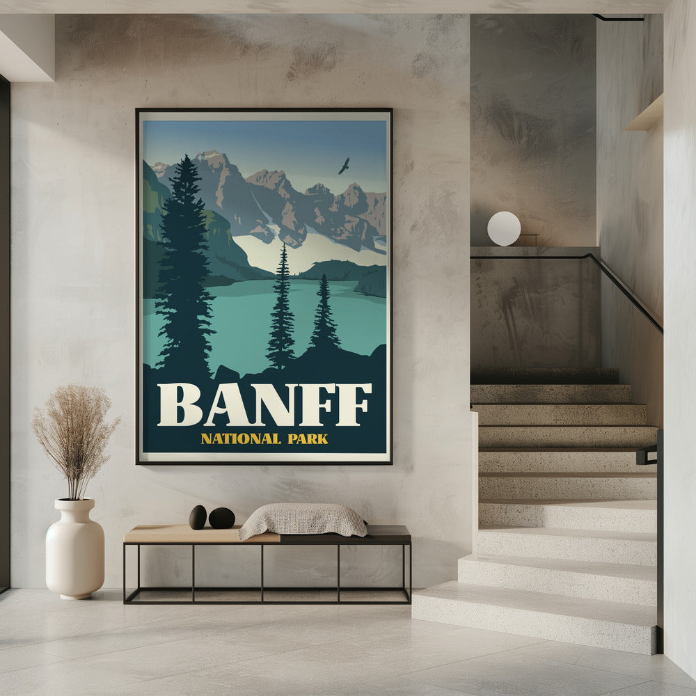 Wall art Banff National Park Travel Print