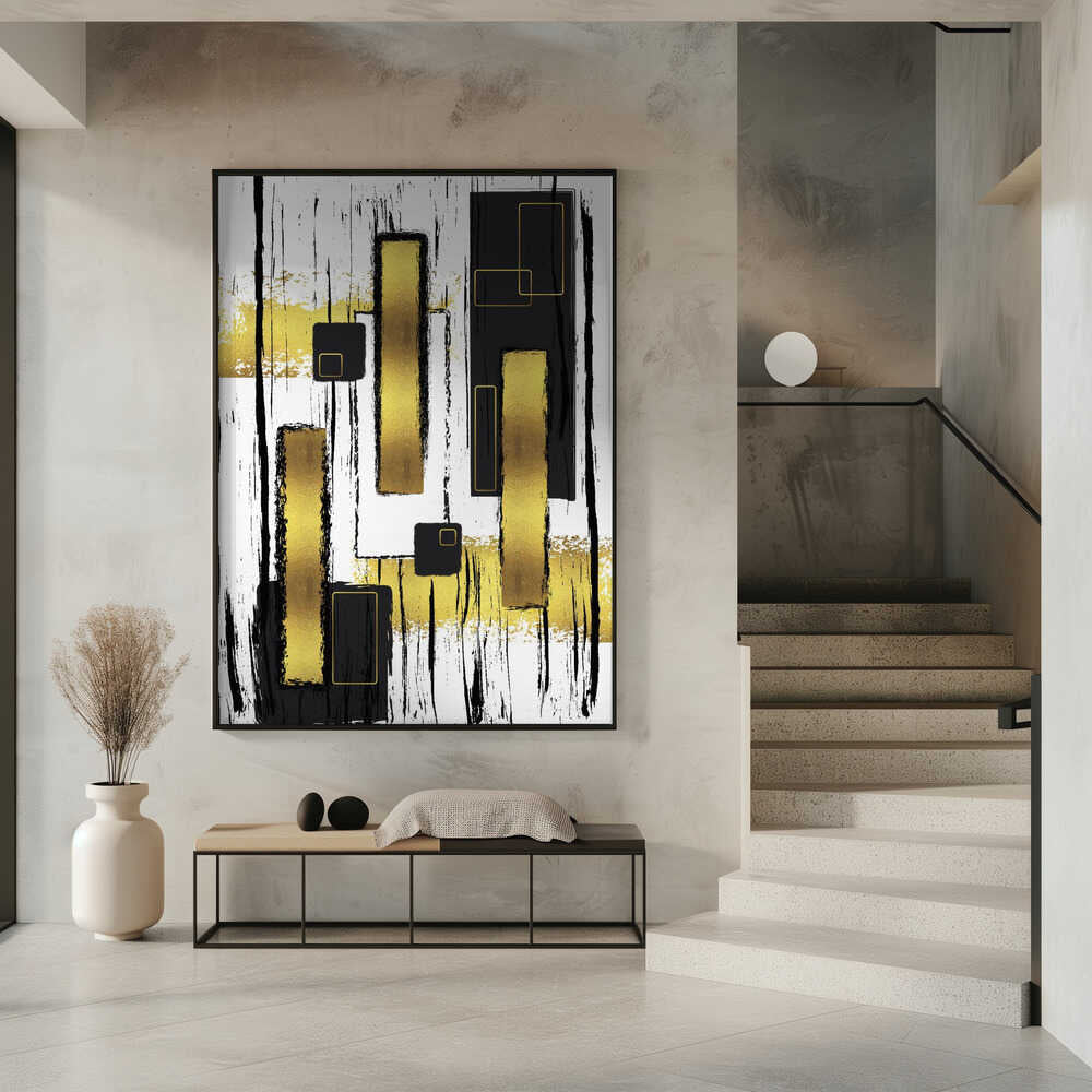 Wall art ABSTRACT ART Lively geometric fun