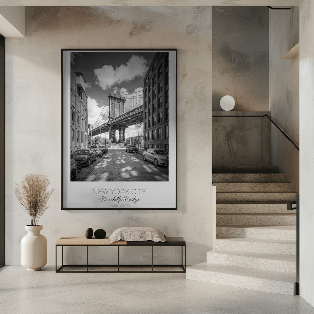 Wall art-NEW YORK CITY Manhattan Bridge