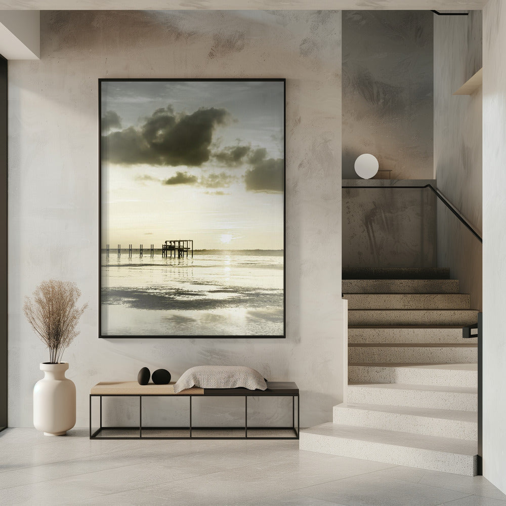 Landscape Photography Canvas Print-wall-art-vintage-bokeelia-sunset-