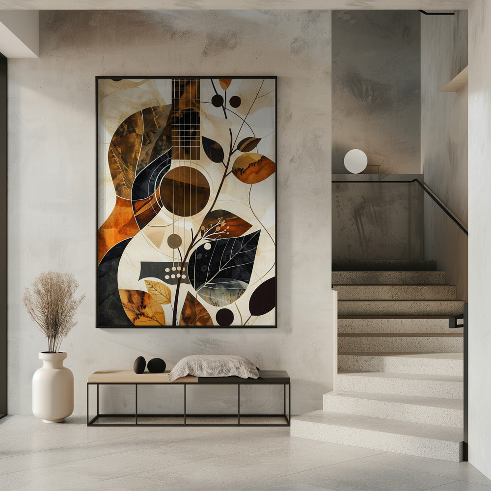 Music Guitar Collage (1) Wall Artwork 0