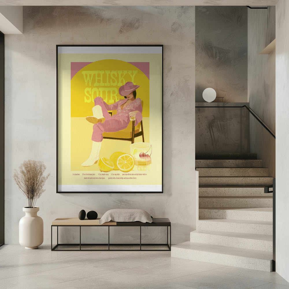 Jlr Whiskysour Pink Copy Wall Artwork 0