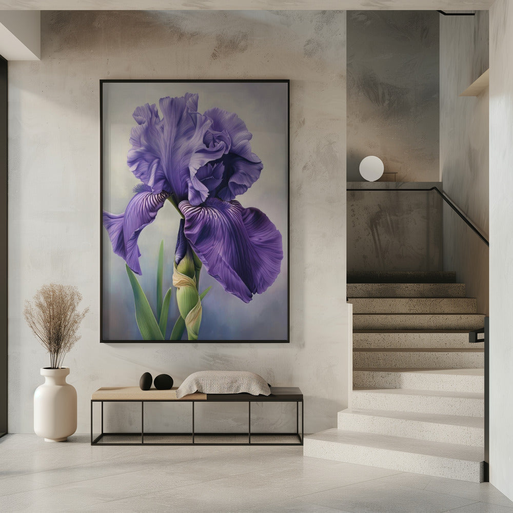 Floral Canvas Print-wall-art-iris-fl-100-inches