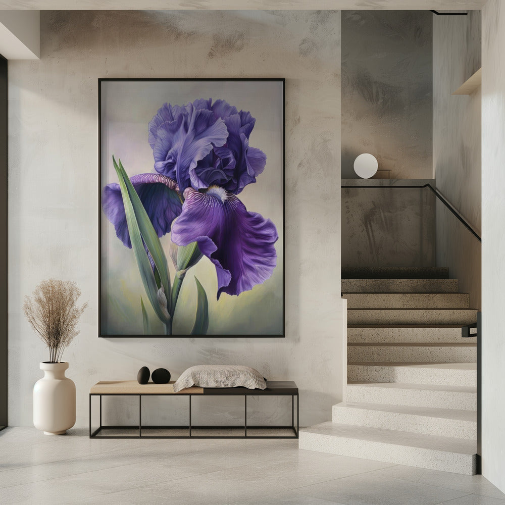 Floral Canvas Print-wall-art-iris-fl-110-inches