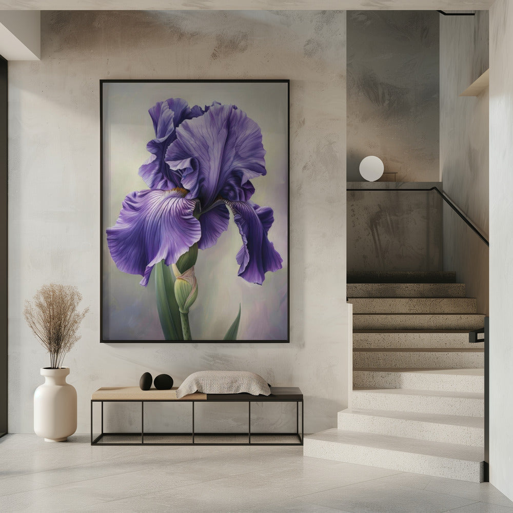 Floral Canvas Print-wall-art-iris-fl-113-inches