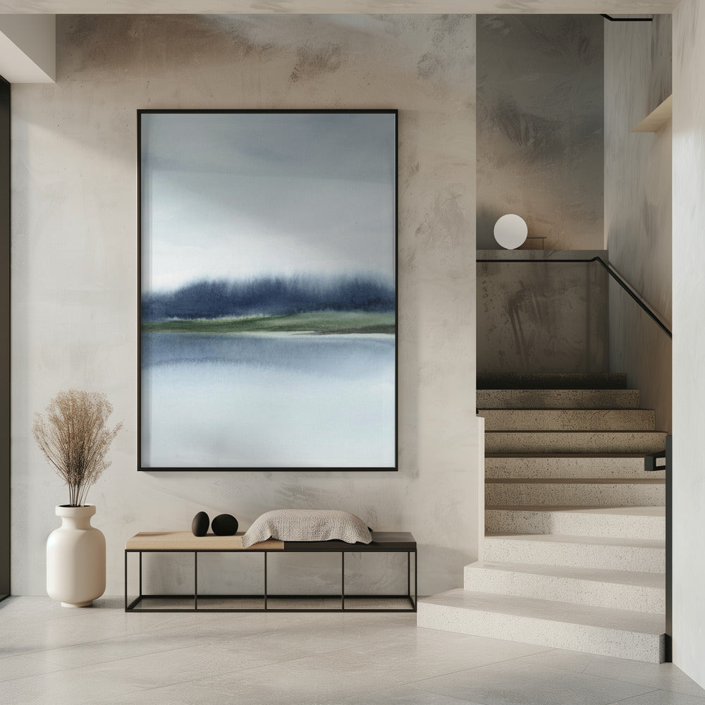 Abstract Art Canvas Print-wall-art-indigoforestiii-32x40-