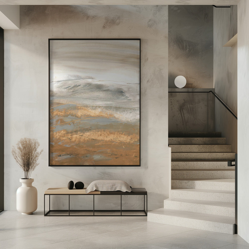 Abstract Art Canvas Print-wall-art-desert-landscape-