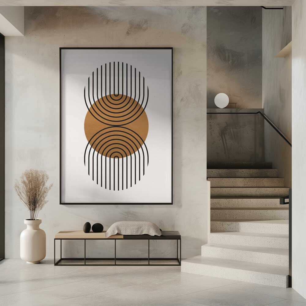 Wall art Art with circles 1