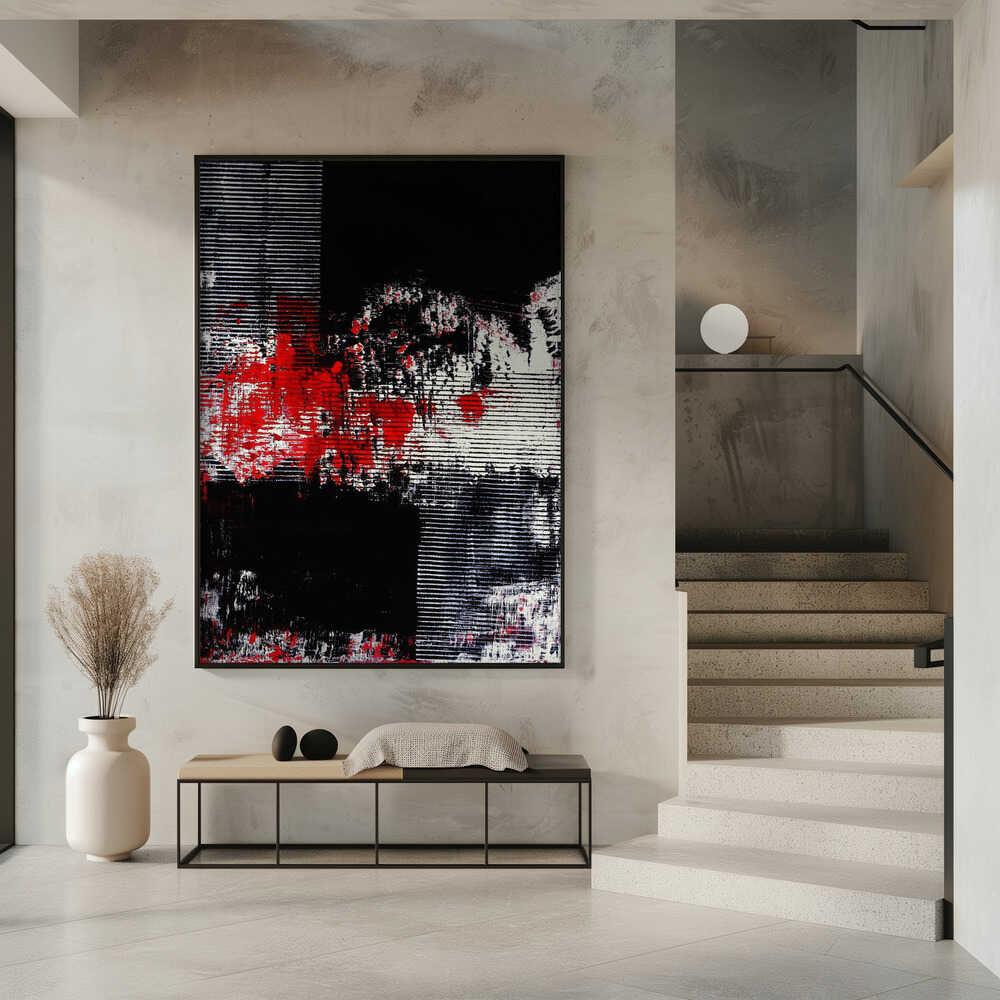 Wall art Crimson Echoes