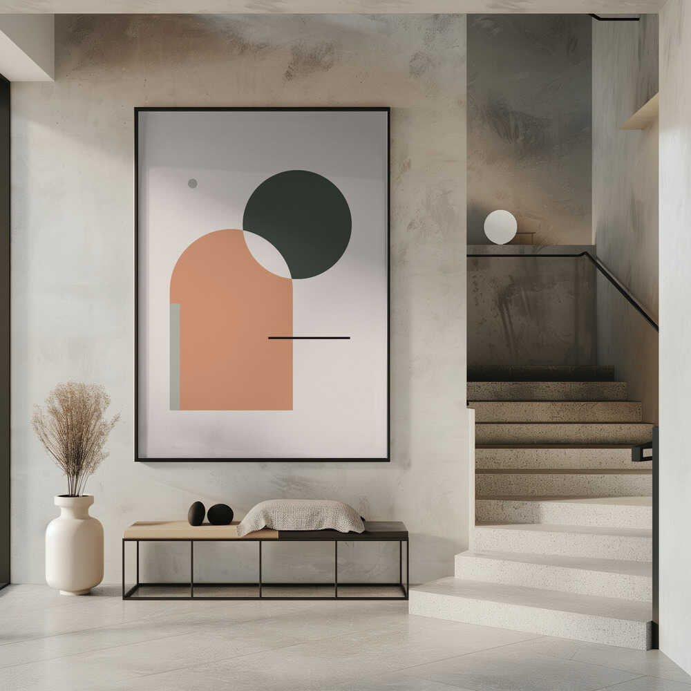 Wall art Simple Harmony - Abstract Composition