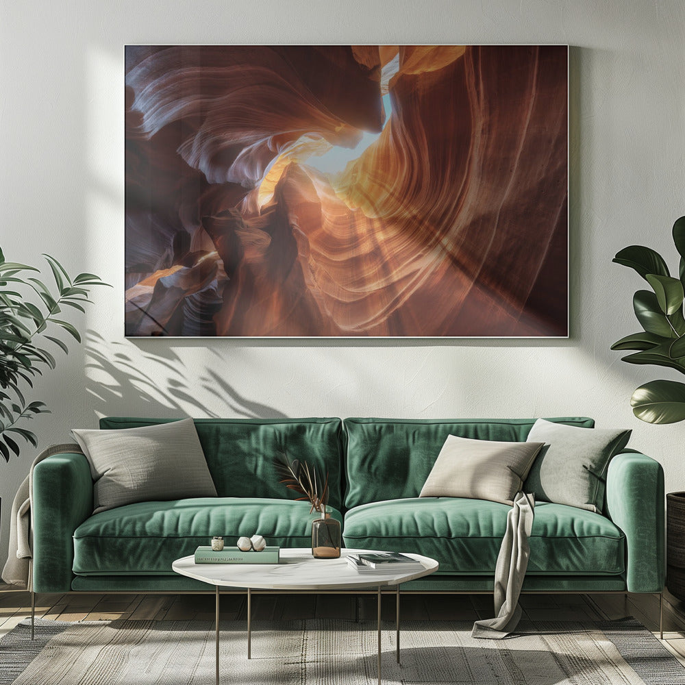Abstract Art Canvas Print-wall-art-antelope-hole-inches
