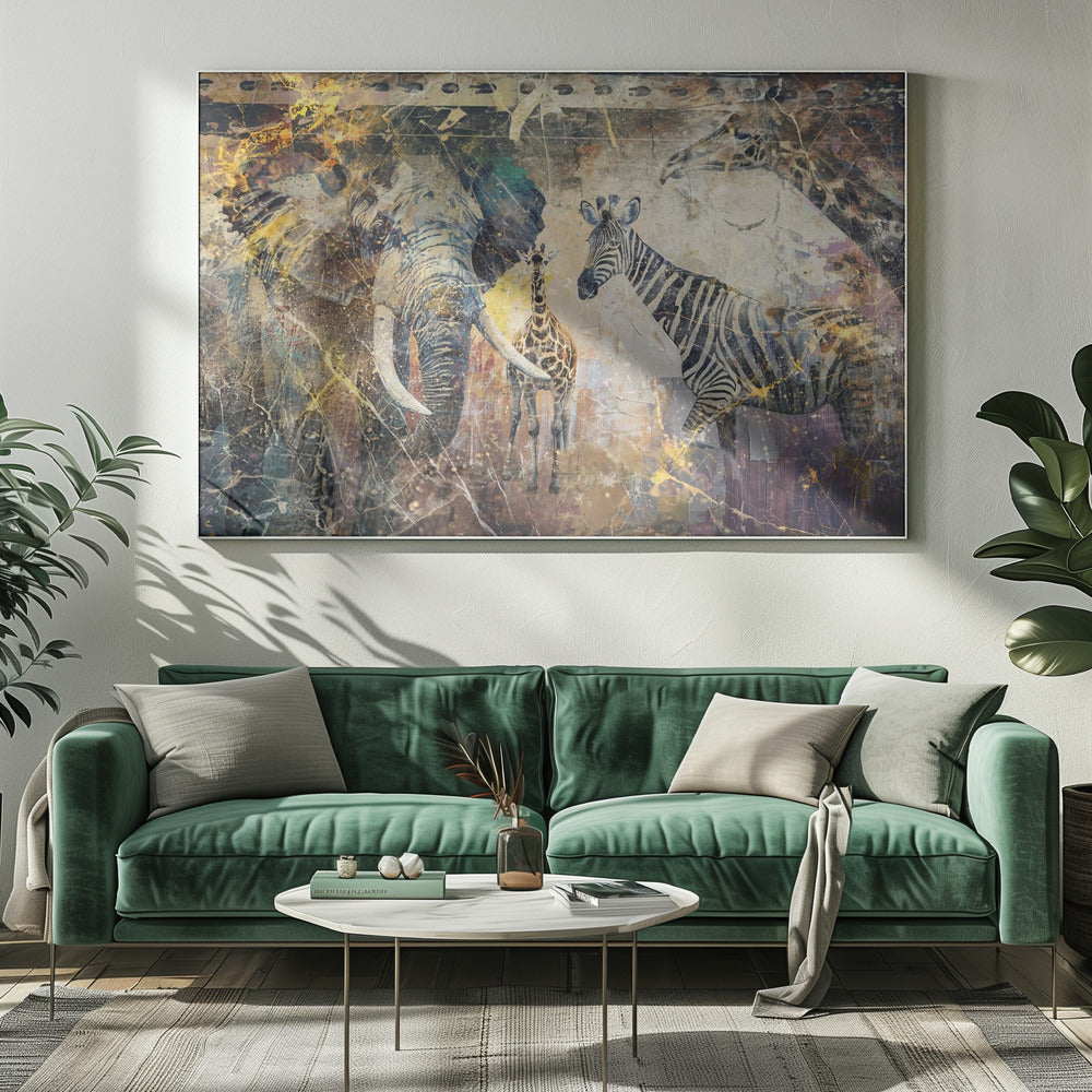 Abstract Art Canvas Print-wall-art-african-art-illustration-wallart-113-