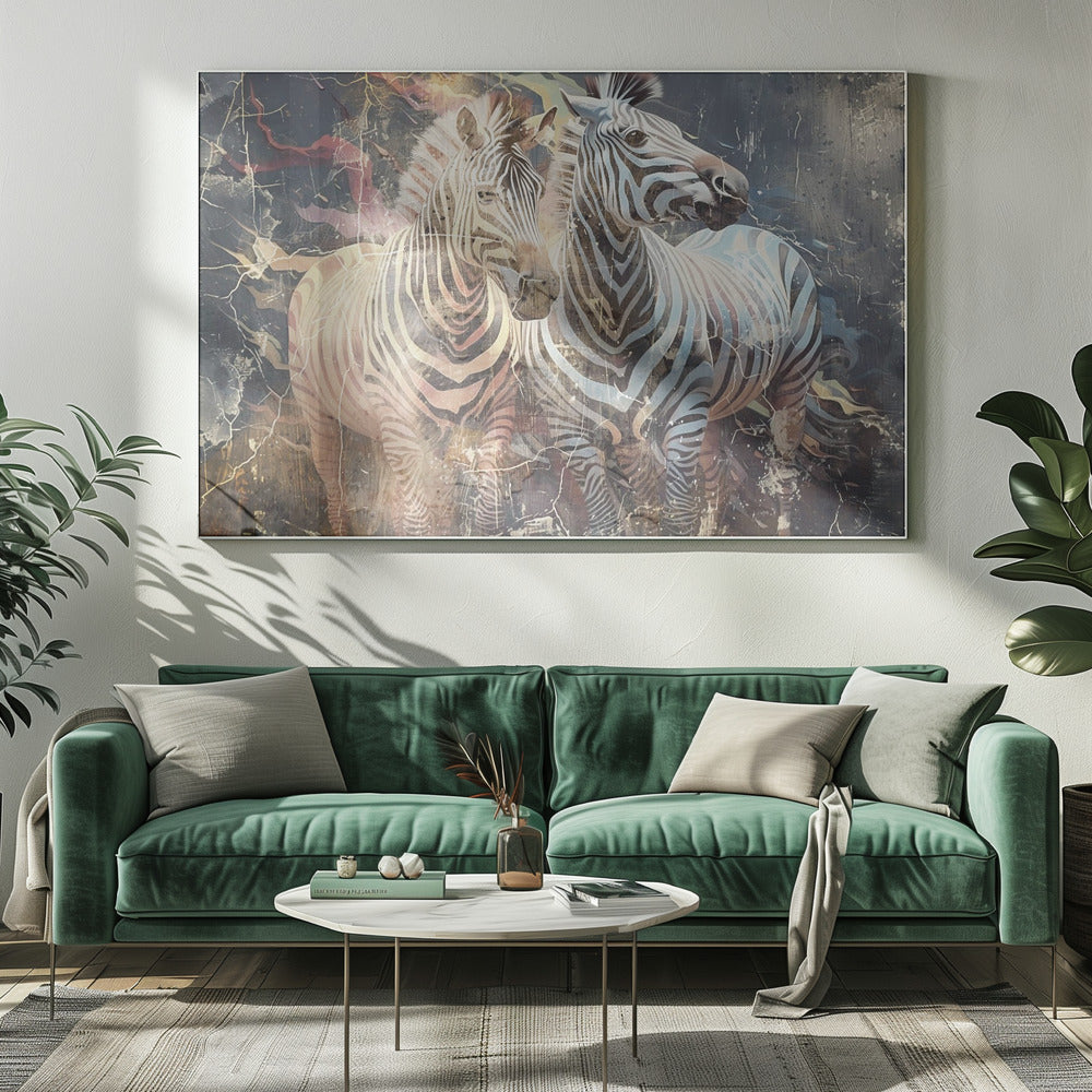 Abstract Art Canvas Print-wall-art-zebra-animal-vintage-art-illustration-wallart-03-