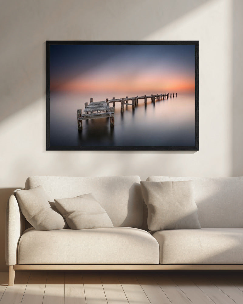 Wall art Old pier II. Harbour panorama.