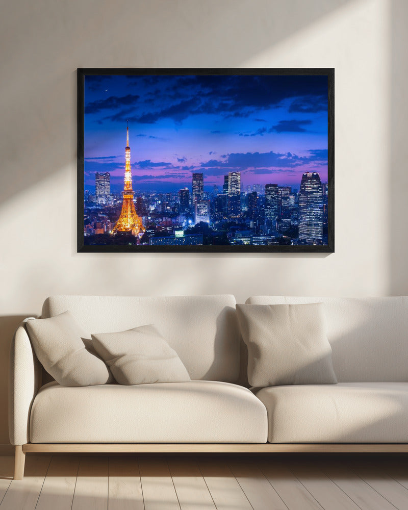 Wall art Tokyo night view
