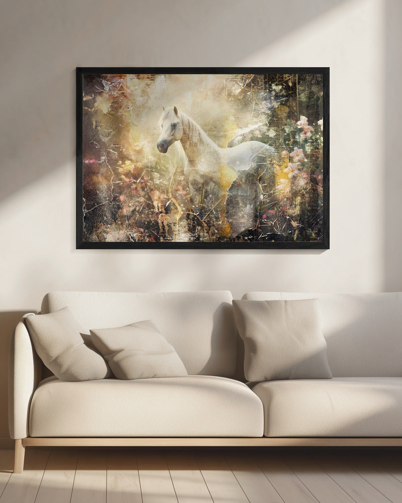 Abstract Art Canvas Print-wall-art-horse-art-wallart-inches