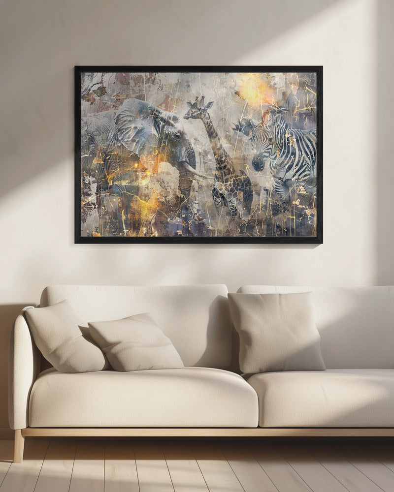Abstract Art Canvas Print-wall-art-african-art-illustration-wallart-114-