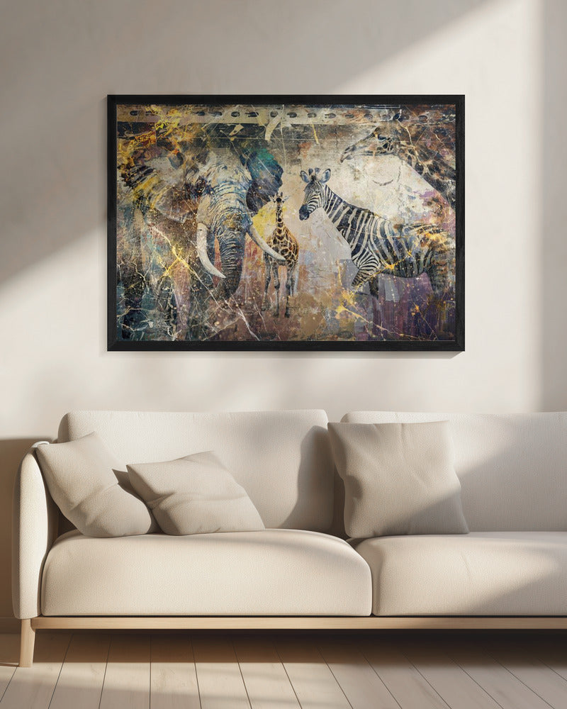 Abstract Art Canvas Print-wall-art-african-art-illustration-wallart-113-