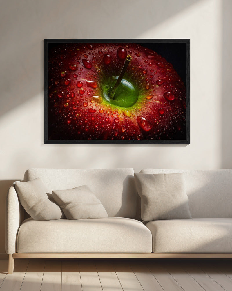 Wall art Red Apple. Food