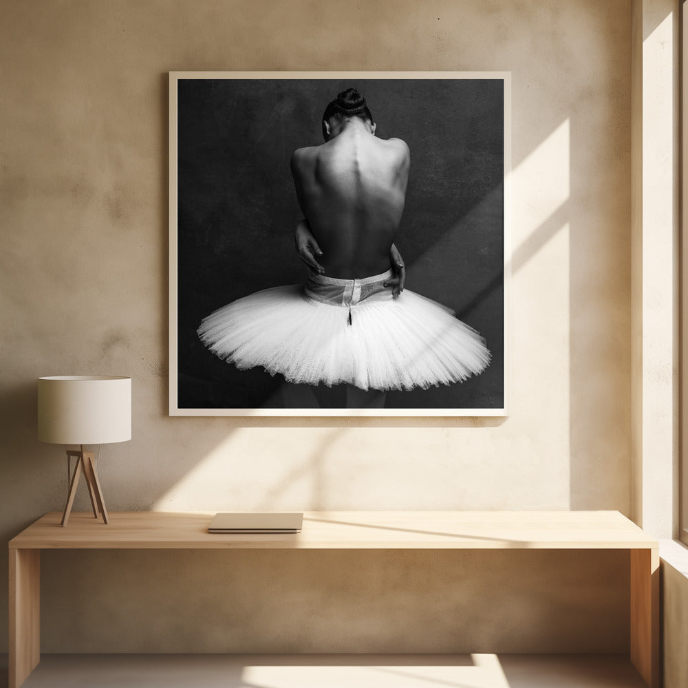 Wall art ballerina's back 2