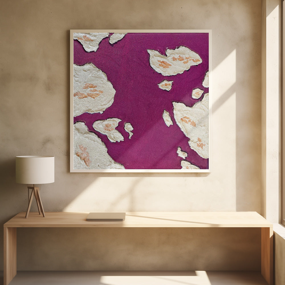 Aubergine Islands Wall Artwork 0