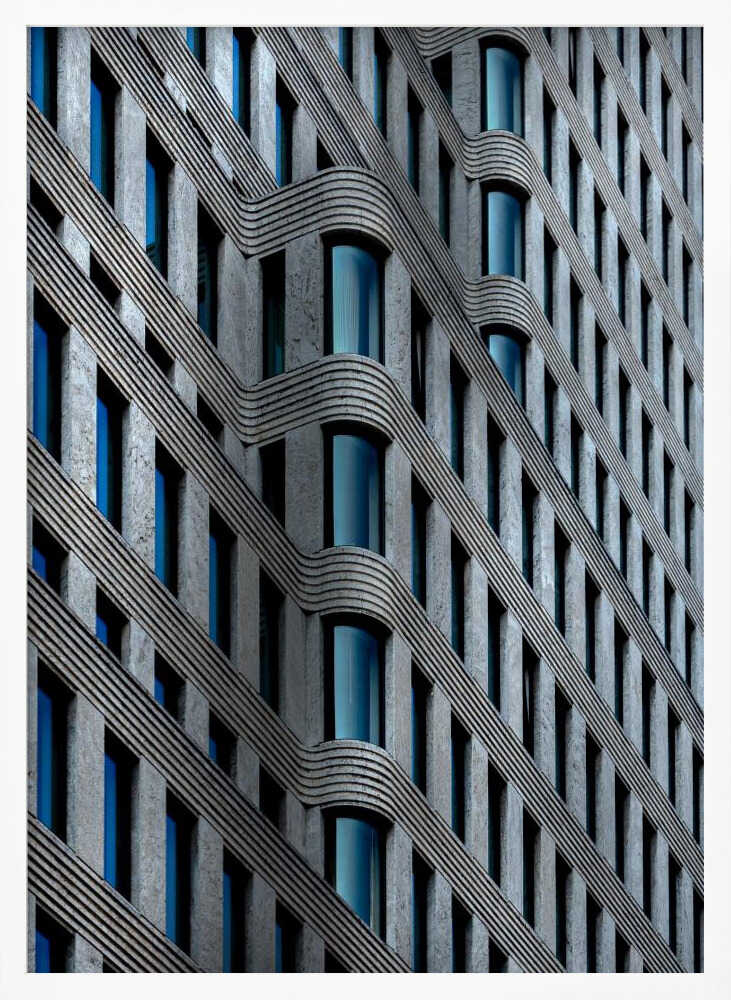 curvaceous facade – cityscape wall art, additional artwork view 8