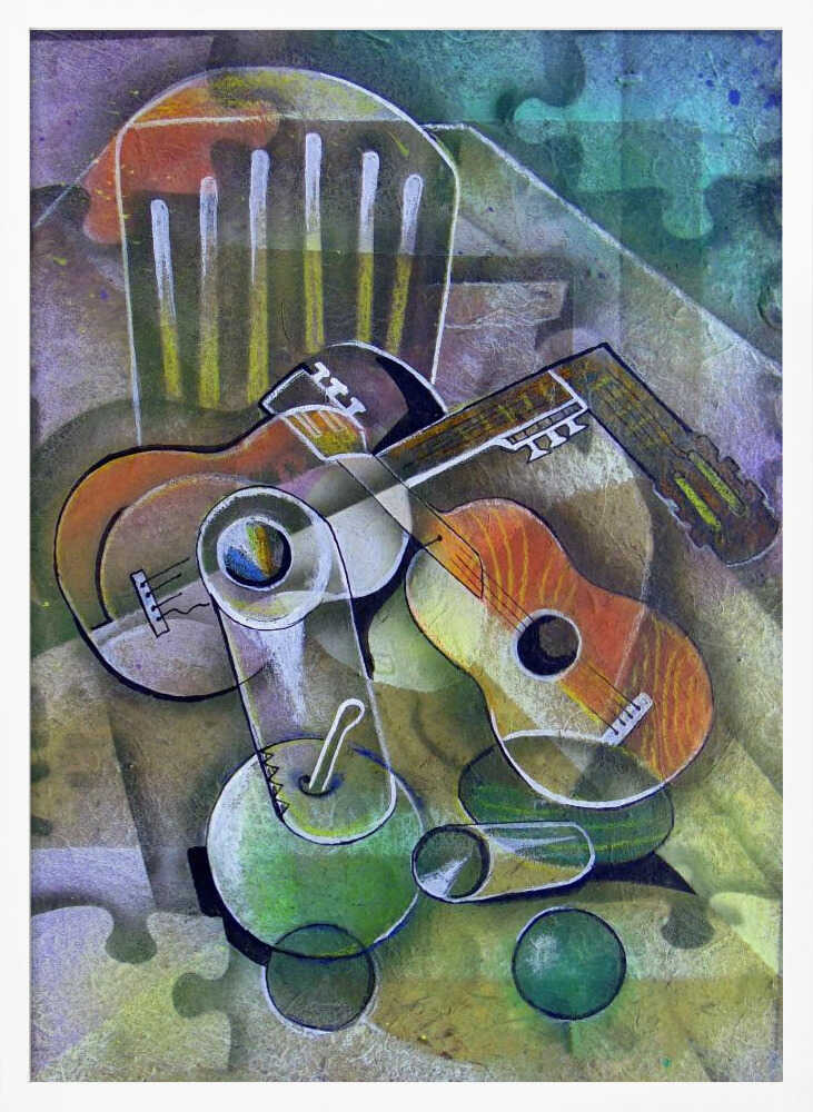 Wall art Still Life with Guitars