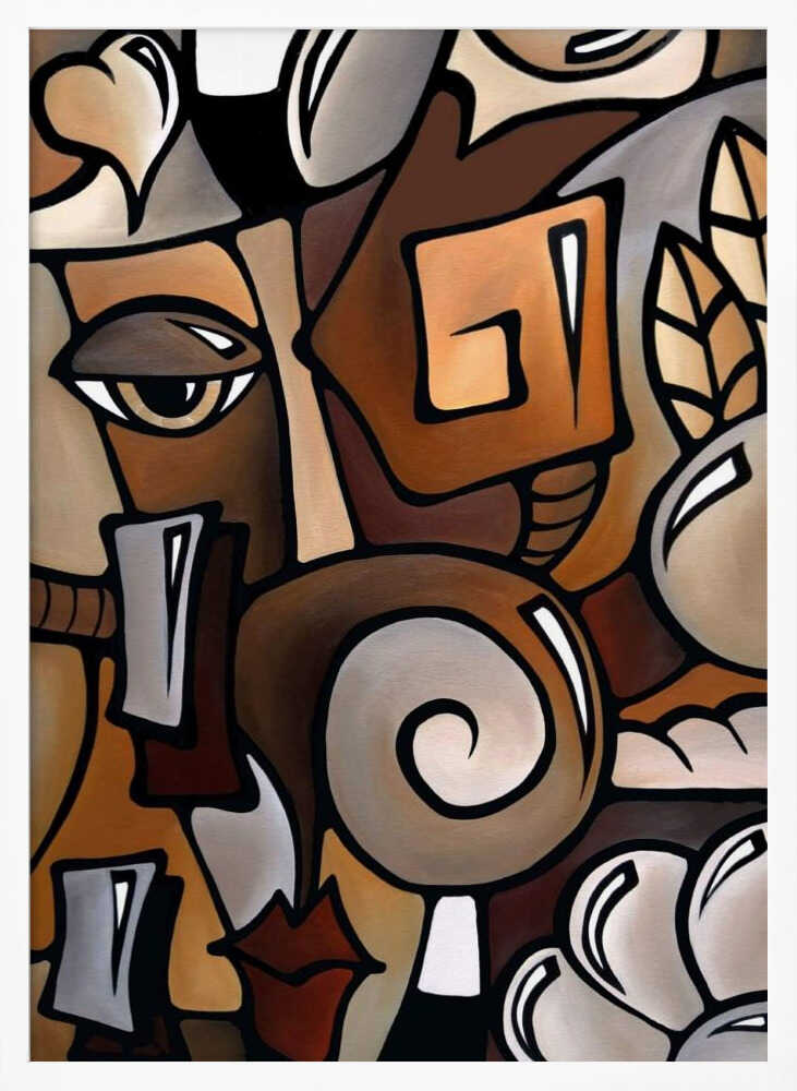 Wall art Dynamic Cubist Harmony