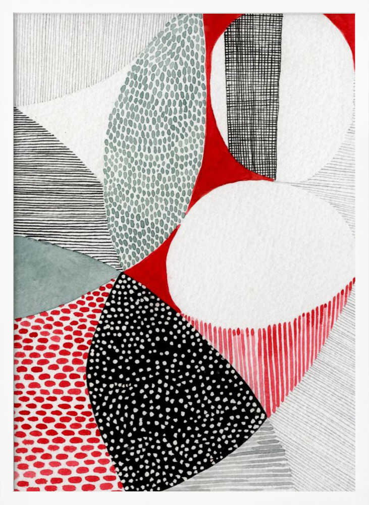 Wall art Geometric Patterns And Vivid Colors