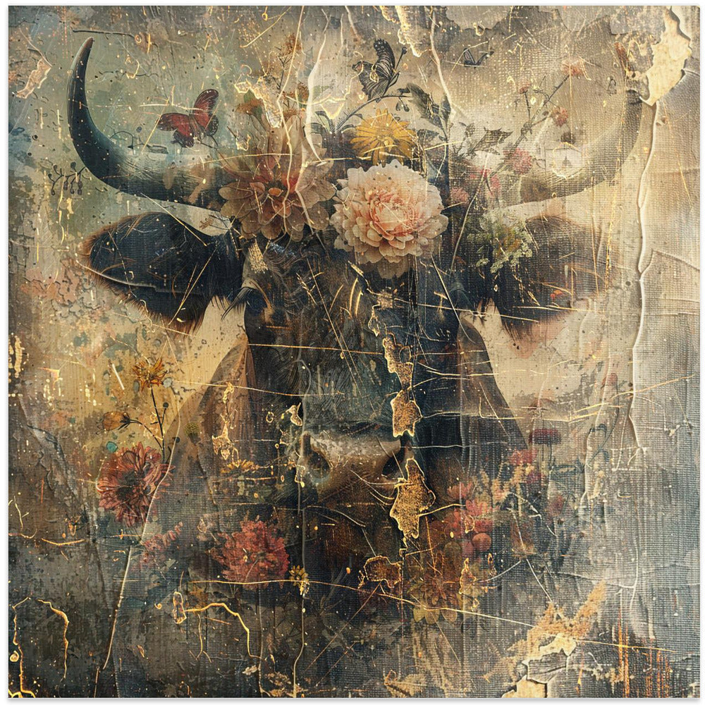 Abstract Art Canvas Print-wall-art-floral-animals-vintage-art-illustration-10-24X24