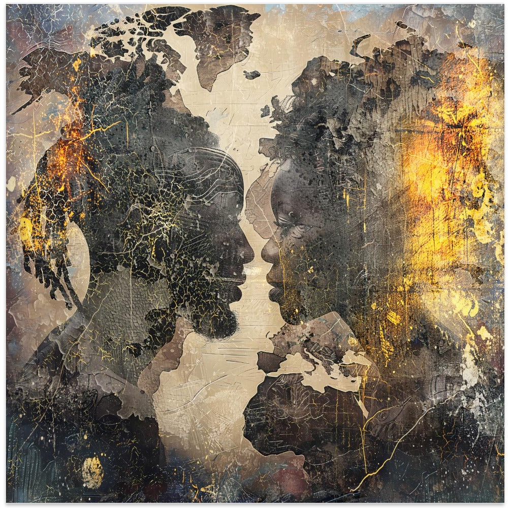 Abstract Art Canvas Print-wall-art-african-art-illustration-wallart-085-24X24